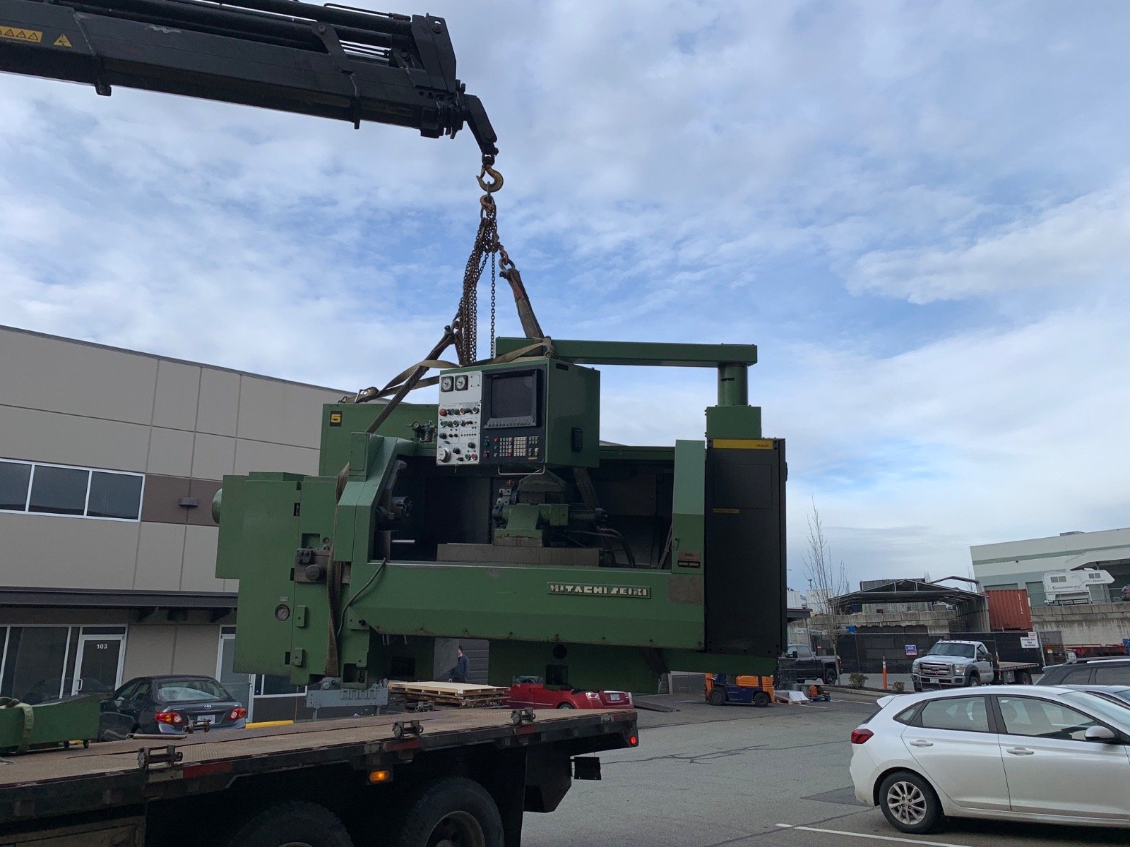 CNC lathe relocation